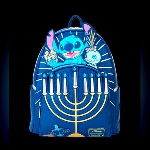 Stitch Hanukkah Menorah Light Up Mini Backpack NWT​